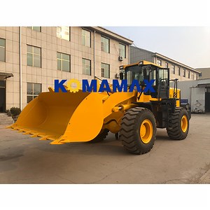 [Hot Item] 15 Ton 16 Ton Front End Shovel Wheel Loader with Wide Wheelbase for Bulk Materials and Hard Materials