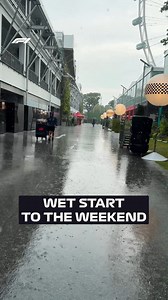 A wet weekend ahead in Singapore? ☔️👀 #F1 #Formula1 #SingaporeGP | F1