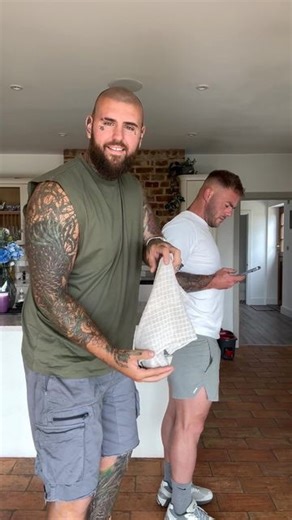 BVIRAL on Instagram: "🤣 #BVIRAL (@iamb1gr0b @dcbrne) Hilarious Kitchen Towel Prank on Friend"