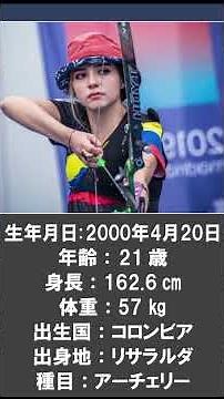 【東京2020】コロンビアの美人アーチェリー選手！バレンティナ最強伝説 #shorts