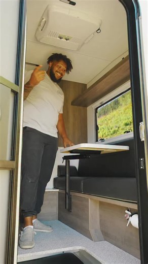 Adventurer Campers | From seating to sleeping, just like that 🤝 The 65RB rollover bed and dinette table convert into a full-size bed in just a few steps,... | Instagram