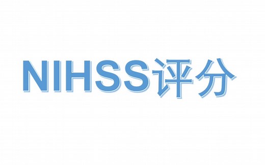 NIHSS评分