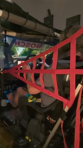 SimRaceNets Red Safety Net ⚡ GT Cockpit Install