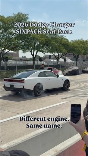 If Dodge handed you the keys would you take it for a spin? 2026 Dodge Charger SIXPACK Scat Pack.