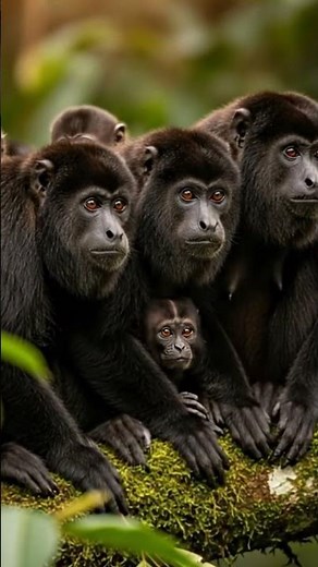 🦍 The Black Howler: A Voice That Shakes the Amazon Jungle! 🌿🔊