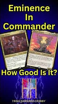 How Good Is Eminence In Commander #mtg #edh #commander #magic #magicthegathering #cedh