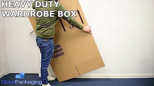Large Strong Wardrobe / Garment Double Wall Removal Boxes