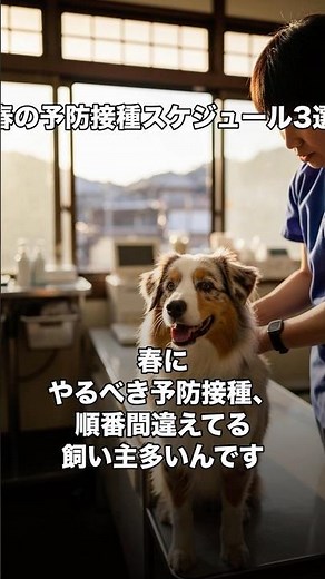 【春の予防接種】狂犬病・混合ワクチン・フィラリア予防の正しい順番と時期
