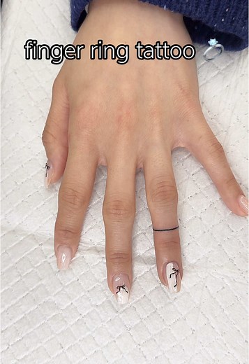 Stunning Finger Ring Tattoos for Elegant Style