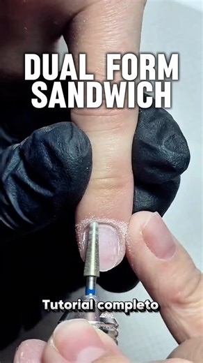 Erika Nortier on Instagram: "DUAL FORM SANDWICH - Tutorial completo 💅 Seguimi per non perdere i prossimi tutorial 😉 E se vuoi saperne di più, ti aspetto in aula ❤️ 📞 +39 366 725 3370 @youbyounailsitalia 📍 Via Sottotenente Scalia 28C, San Giovanni La Punta 📍 Via Gioacchino Basile 37, Catania #catania #sangiovannapunta #corsicatania #formazionecatania #nailscatania"