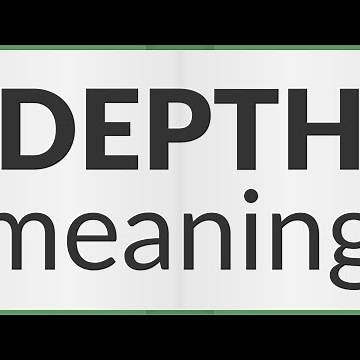 Depth | meaning of Depth