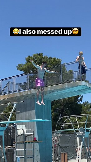 This was scary for real #flips #diving #backflip #reels #double #viral #blowup | James Openshaw