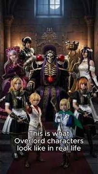 I turned OVERLORD into Live Action using AI!! #shorts #overlord #anime #manga #albeto #ainzooalgown