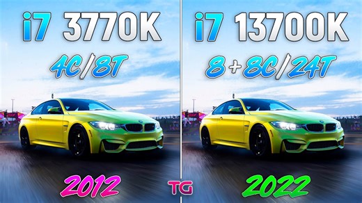 I7 3770K vs I7 13700K - 10 years difference