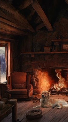 Cozy Cabin Snowfall ❄️ | Winter Vibes in 10 Seconds