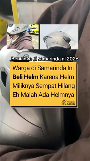SELEBGRAM KALTIM on Instagram: "• ADA YG PERNAH, BELI HELM SENDIRI 🗿 Momen seorang warga di Samarinda, Kalimantan Timur bagikan video saat ia niatnya pengen beli helm karena helm miliknya sempat hilang eh pas ditempat jual beli helm, malah nemu helmnya sendiri. Video ini viral di media sosial ditanggapi berbagai macam respon warganet, kalau jalan mending pake helm yang murah-murah aja jangan mahal wal. [🎥 istimewa] 😏😏🤨🤨😮‍💨😮‍💨 Menurut kalian? 👀"