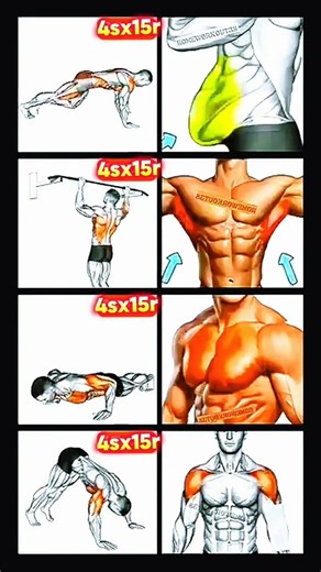 4upper body workout at h aaome ! ☠️💪 #shorts #short #trending #gym #youtubeshorts