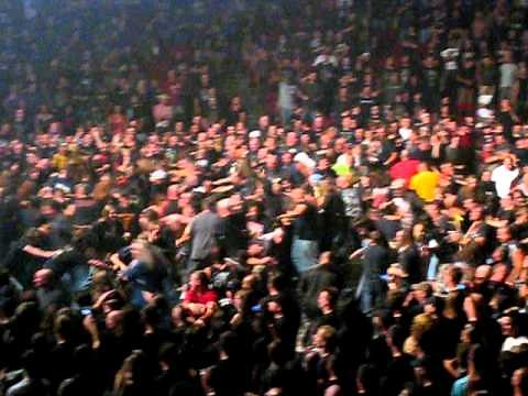 "Wall of Death"/ Mosh Pit at the Testament/ Megadeth/ Slayer show in Denver!