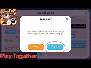 Cách Đăng Xuất Play Together - Và Đăng Nhập Tài Khoản Khác Vào Máy