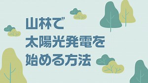 山林で太陽光発電を始められる？メリットや注意点を解説 - 太陽光発電所の再生可能エネルギー・カーボンニュートラル情報メディア