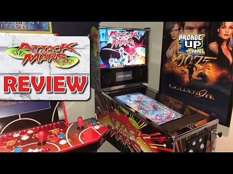 Arcade1up Pinball Attack from Mars REVIEW! How Is It?! Plus Gameroom Tour