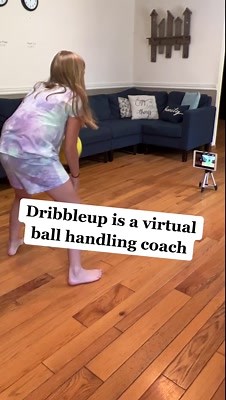 Learn skills indoors with the Dribbleup Smart Basketball. Shop now: dribbleup.com/bball | Dribbleup