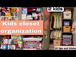 Organizing a Kid's Wardrobe (the easy way!) How to organise kids wardrobe | 20 tips and tricks