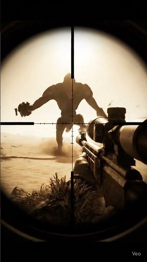 American Sniper vs Alien in the Desert