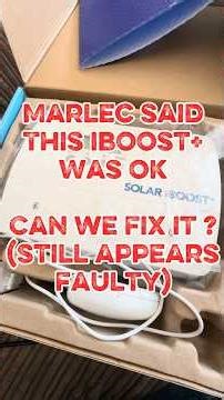 Customer says this Iboost is overheating, Marlec says it’s fine, can we find the issue ?