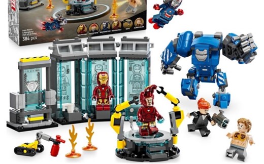 Lego76315 乐高 漫威 marvel 新品预告 钢铁侠格纳库 新钢铁爱国者 54.99刀 384片零件 5人仔