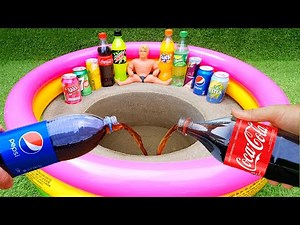 Big Fanta, Red bull, Coca Cola, Monster, Sprite, Pepsi, Mirinda and Mentos Underground! | Among Us