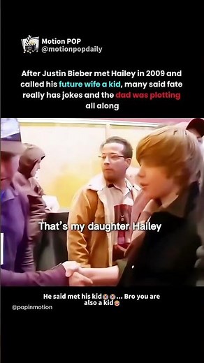 justin bieber met hailey in 2009, called her a kid, then married her years later #justinbieber