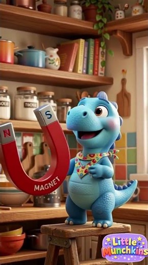 Ziggy Uses a Magnet 🧲 and Gets a Funny Surprise! 😂 | Kids Animation Short #kidscartoon #3danimation