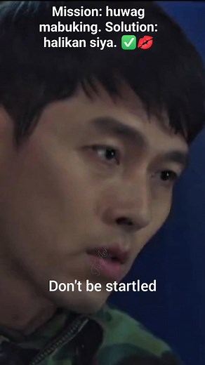 Mission: huwag mabuking. Solution: halikan siya. ✅💋 #crashlandingonyou #HyunBin #SonYeJin | Christy Ann Bartido