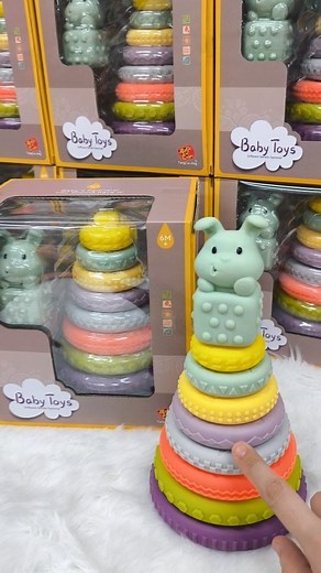 1K views · 17 reactions | Soft Toy Stacking Rings for Babies  Baby...