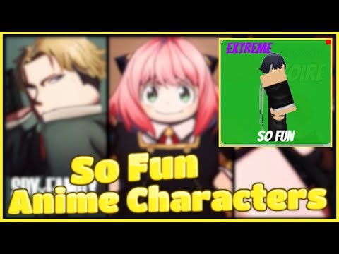 How to get So Fun - Roblox - Find the Anime Characters!