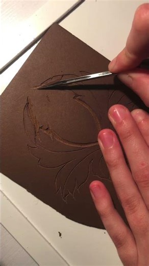 Linoldruck Ornament I #shorts