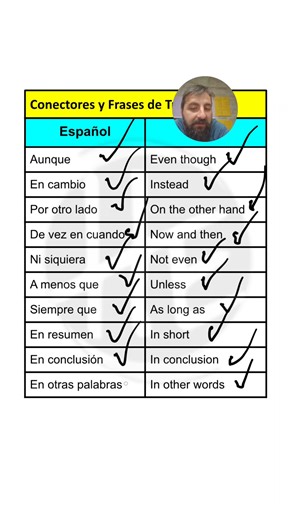 775K views · 4.5K reactions |  Conectores en inglés: Frases CLAVE para hablar como un PRO | El Profesor Hernán | Facebook