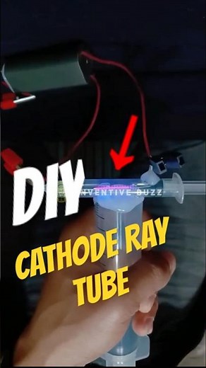 How to make a cathode ray tube at Home #cathoderay #chemistry11th