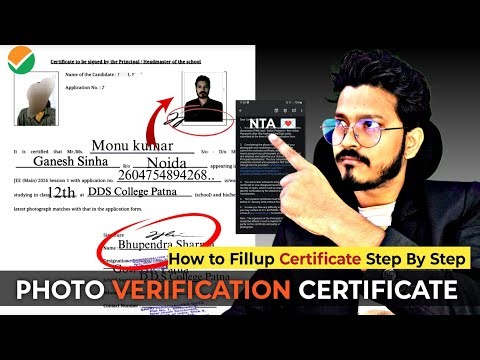 Urgent Update ✅ NTA By Mail All Students please Check ⛔|How to fillup Photo Verification Certificate