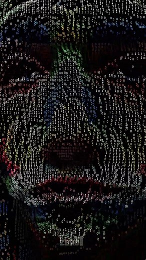Data is Moving Me 🤯 (Binary Face Warp)