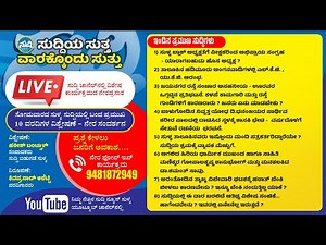 ಸುದ್ದಿಯ ಸುತ್ತ | Suddiya Suttha _EPISODE 38 | LIVE