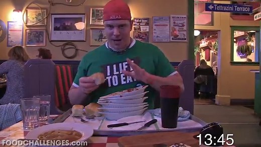 Mick & Angelo's Man vs Food Italian Challenge - FoodChallenges.com