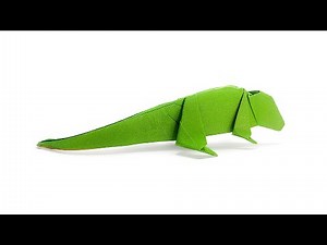 How to make a Paper Lizard / [ORIGAMI]