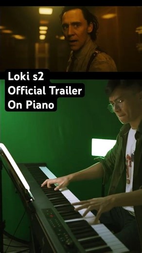 Loki Season 2 Official Trailer Music on PIANO