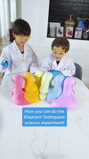 Fun Science Experiments for Kids: Elephant Foam Experiment