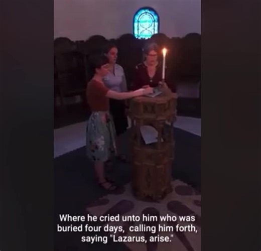 "Rejoice O Bethany" chanted by Josephine West Breen, Nora West, and Photini Downie Robinson. "Rejoice O Bethany" is an Orthodox hymn for Lazarus Saturday (the Saturday before Palm Sunday), and recounts the story of Christ raising Lazarus from the dead in the town of Bethany within the 11th Chapter of the Gospel of John. Original youtube link here: https://youtu.be/tQyws4ToDHo | Orthodox Christian Chants