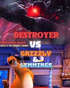 (Ultraman Rising) Destroyer vs Grizzly & Lemmings (Grizzly & The Lemmings: Channel) #ultramanrising