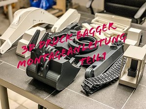 RC Bagger Montageanleitung Teil 1