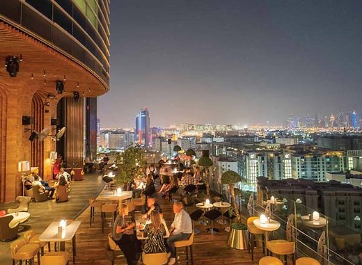 Sky View at La Cigale Hotel - Rooftop Bar Doha